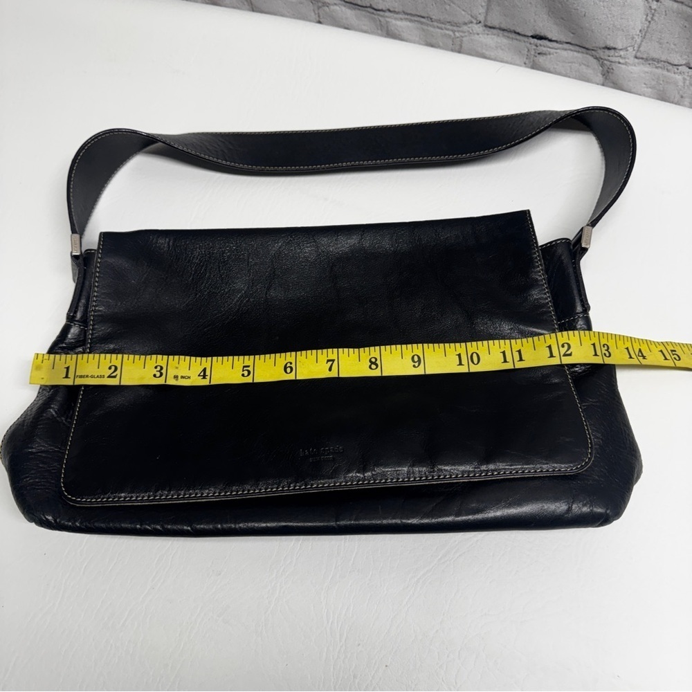 Kate Spade made in Italy vintage shoulder Black Leather women’s Bag - Picture 11 of 12